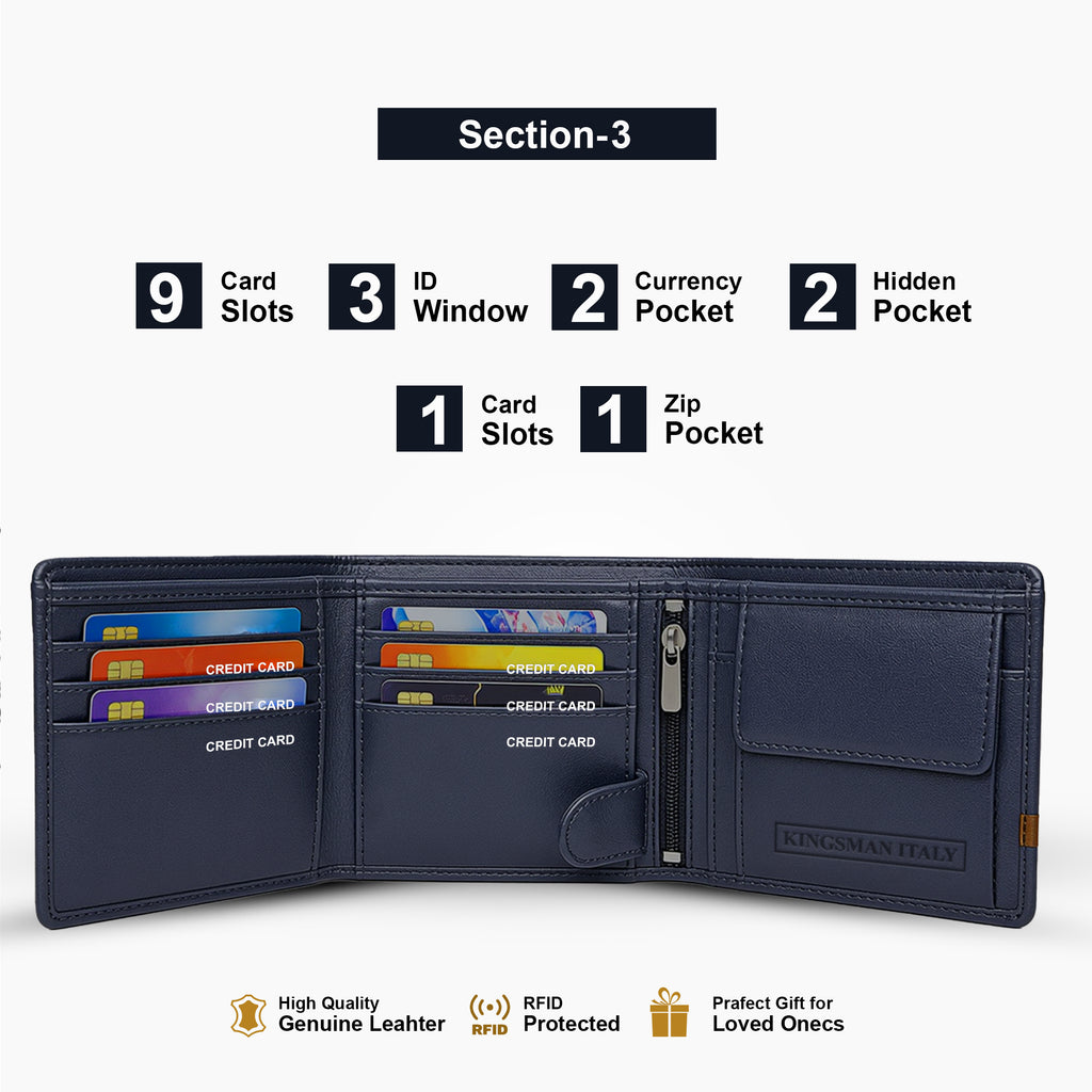 Alpha Edge Wallet for Men's