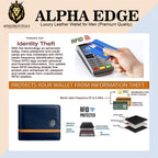 Alpha Edge Wallet for Men's